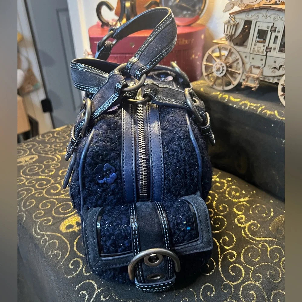 Coach blue tweed